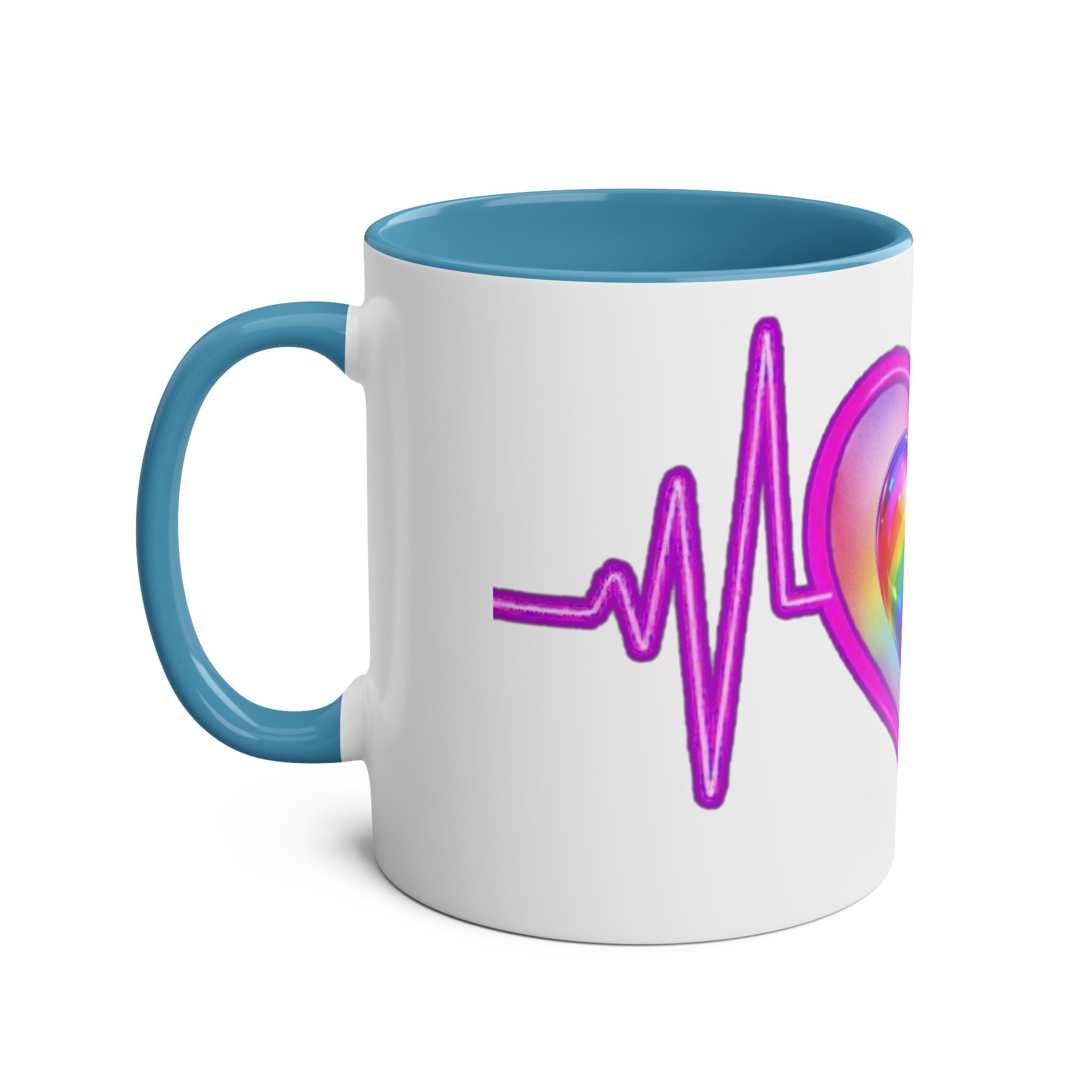 Vibrant Heartbeat Coffee Mug, Rainbow Heart Mug, Colorful Gift for LGBTQ+ Pride, Cute Coffee Cup for Heartfelt Moments, Artistic Mug [...]