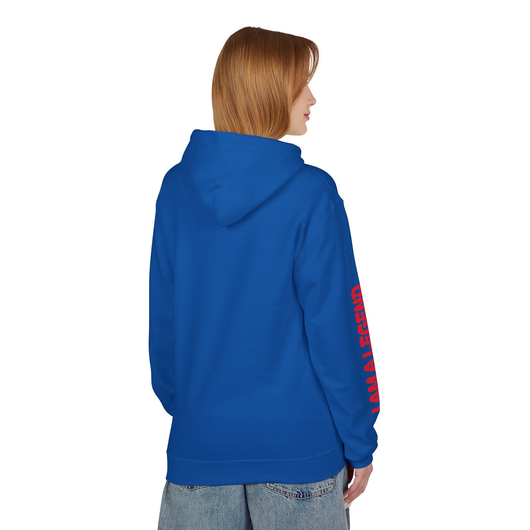 Legendary Spirit Hoodie - Unisex Fleece Sweatshirt, Motivational Gift, Trendy Streetwear, Perfect for Casual Days, Unique Statement Piece