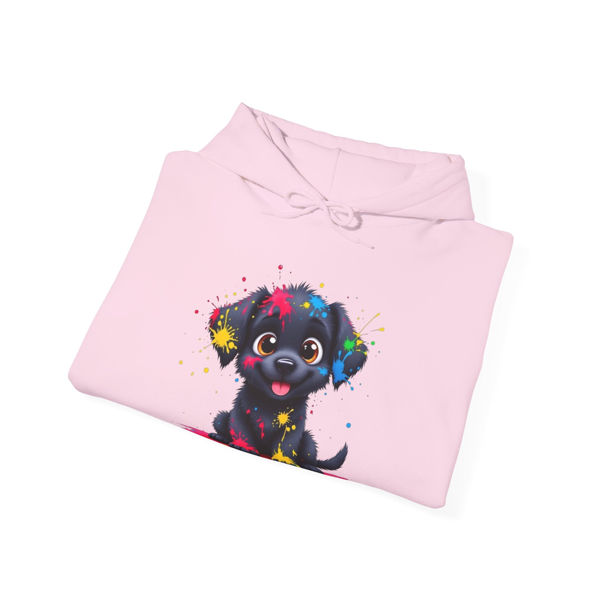 Colorful Puppy Sweatshirt - Cozy Pet Lover Hoodie, Gift for Dog Owners, Birthday Present, Dog-Themed Apparel, Animal Lover Fashion