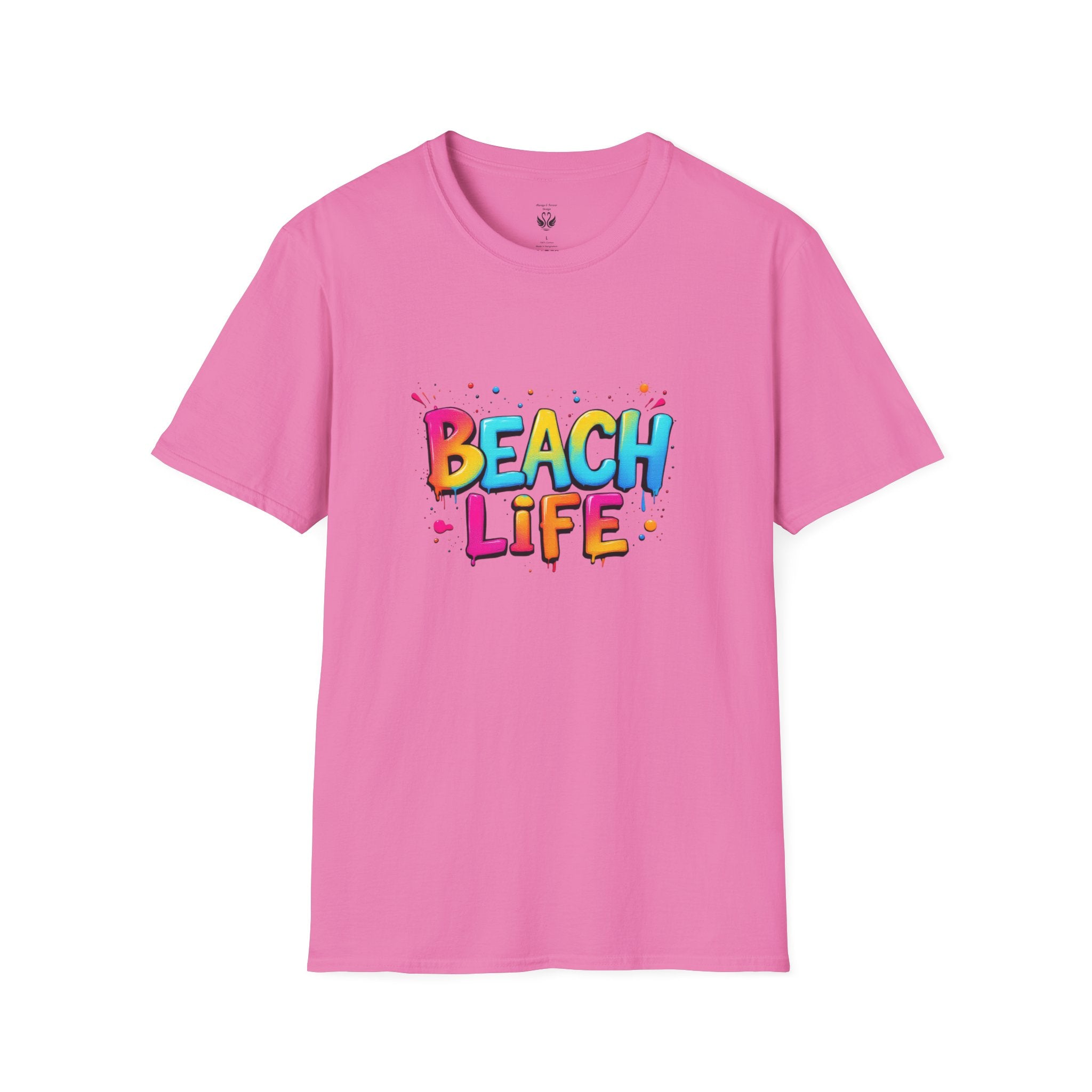 Beach Life Unisex Softstyle T-Shirt, Summer Vibes, Casual Wear, Beach Vacation, Gift for Beach Lovers