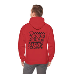 Racing-Themed Hooded Sweatshirt, Ideal for Race Fans, Comfortable, Casual Wear, Great Gift for Motorsports Enthusiasts, Unisex Design