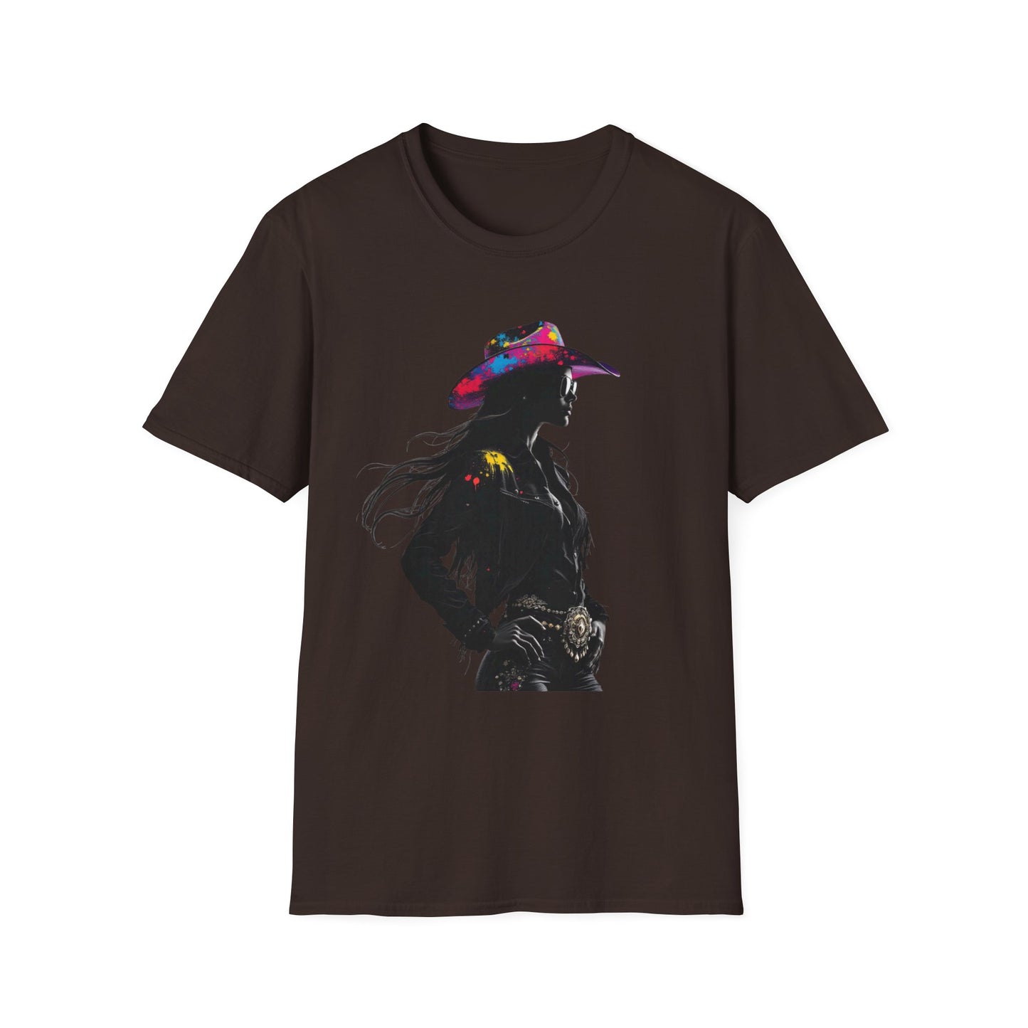 Cowgirl Vibes Unisex Softstyle T-Shirt - Trendy Western Graphic Tee