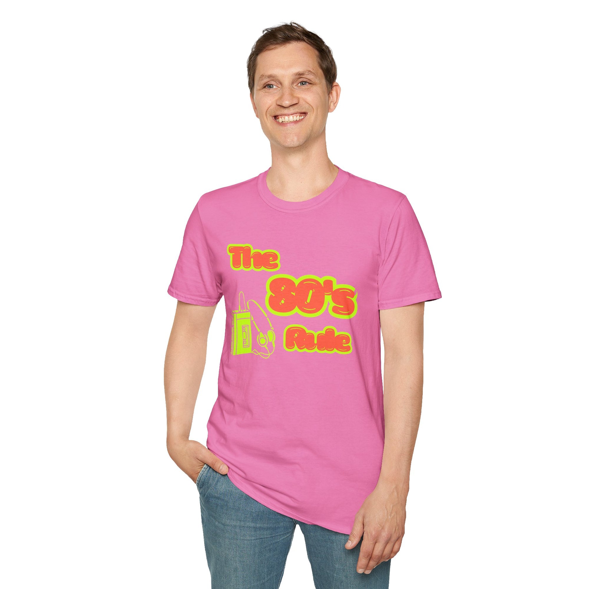 Retro 80's Rule Unisex T-Shirt, Vintage Tee, 80s Inspired Apparel, Casual Wear, Gift for Retro Lovers