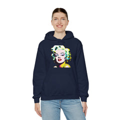 Colorful Marilyn Monroe Sweatshirt, Retro Hoodie, Pop Art Sweater, Unisex Lounge Wear, Gift for Art Lovers, Fashion Statement