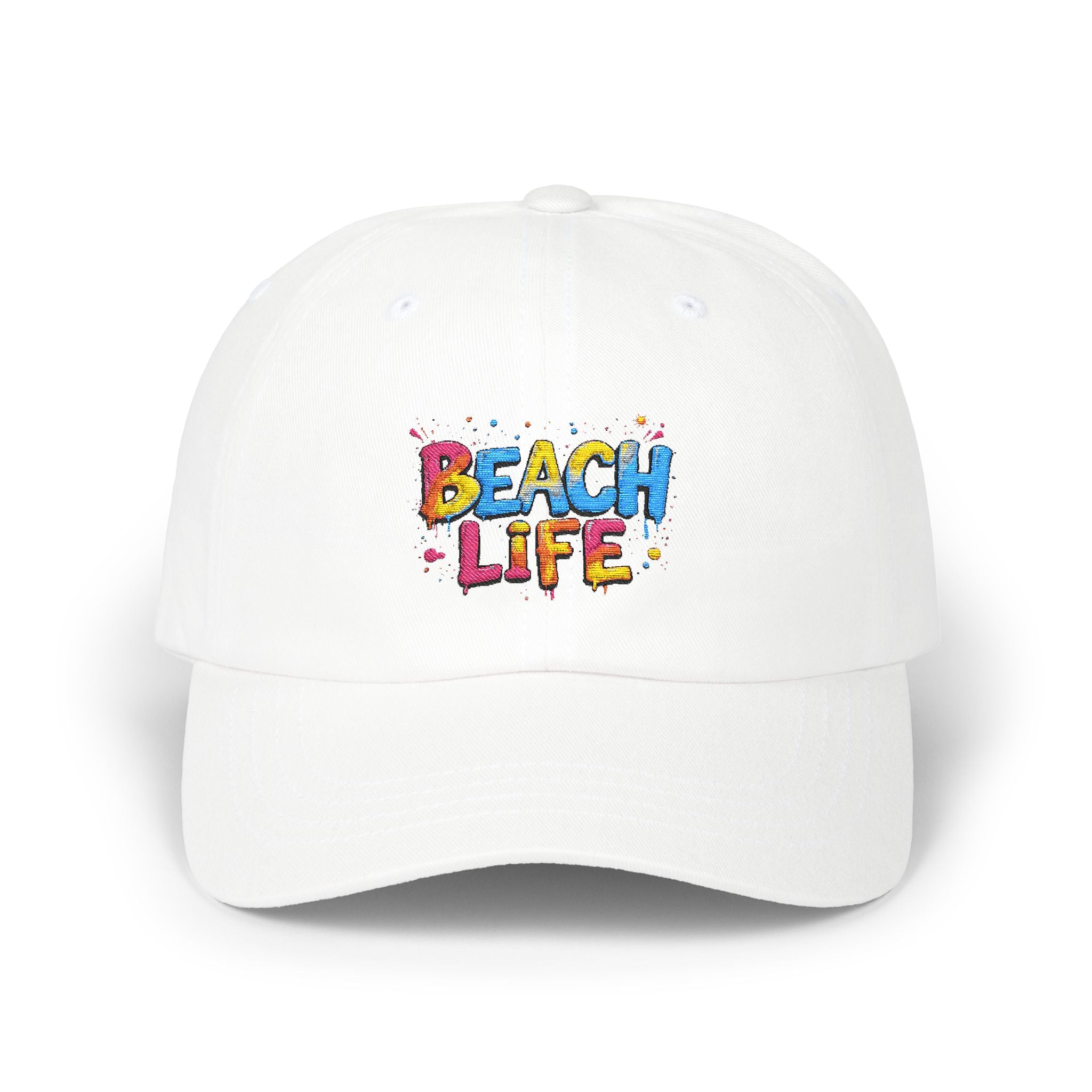 Beach Life Classic Dad Cap | Summer Hat, Casual Headwear, Gift for Beach Lovers, Outdoor Fashion, Fun Accessory