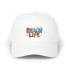 Beach Life Classic Dad Cap | Summer Hat, Casual Headwear, Gift for Beach Lovers, Outdoor Fashion, Fun Accessory