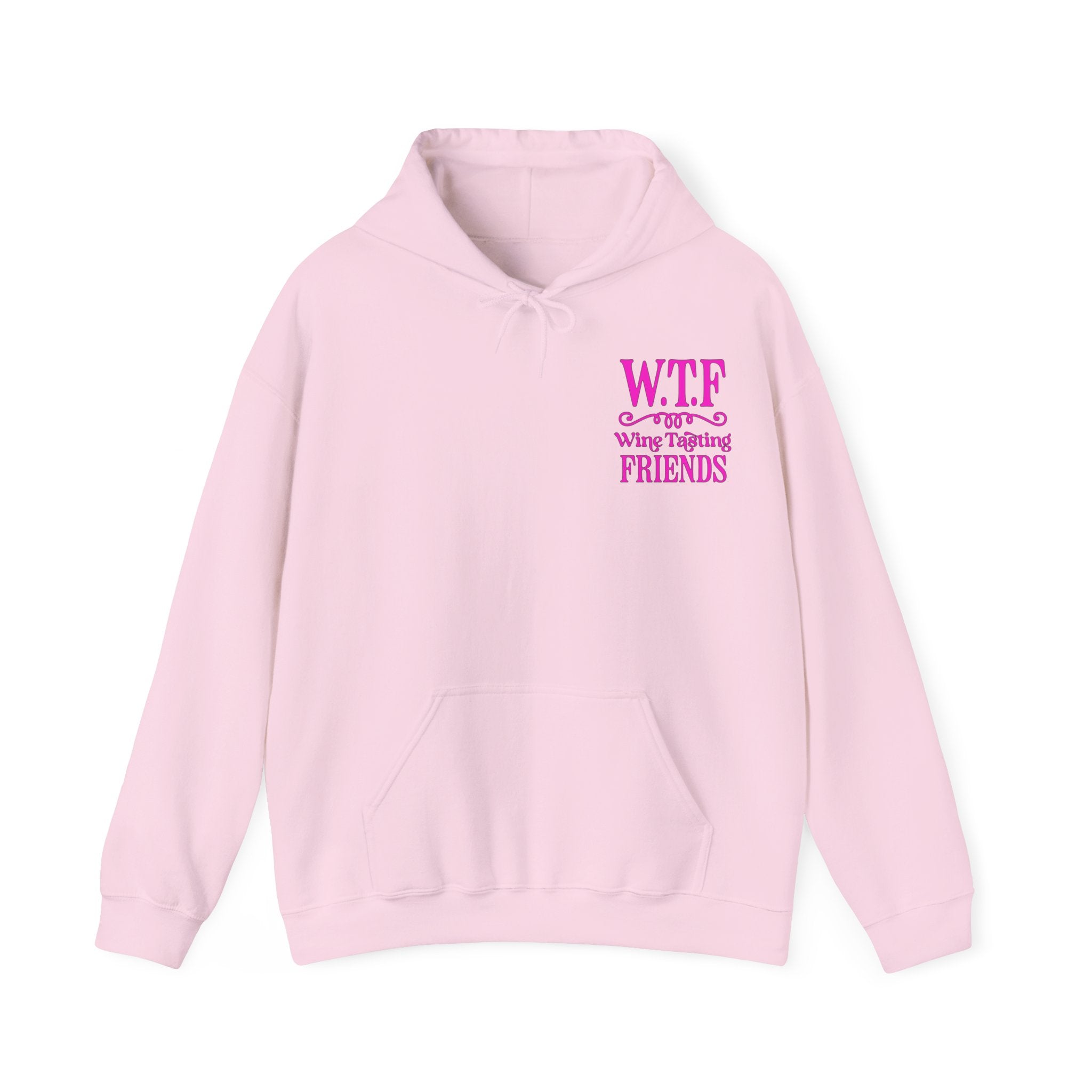 W.T.F. Wine Tasting Friends Hoodie - Unisex Heavy Blend Sweatshirt for Wine Lovers, Gift for Friends, Cozy Apparel for Tastings, Wine [...]