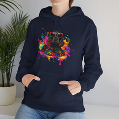 Colorful Artistic Sweatshirt, Unisex Hoodie, Vibrant Design Hoodie, Cozy Pullover, Perfect Gift for Art Lovers
