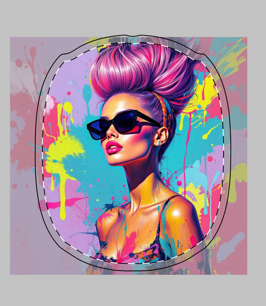 Vibrant Artistry AirPod Max Cases - Colorful Pop Art Design, Stylish Protection for Music Lovers