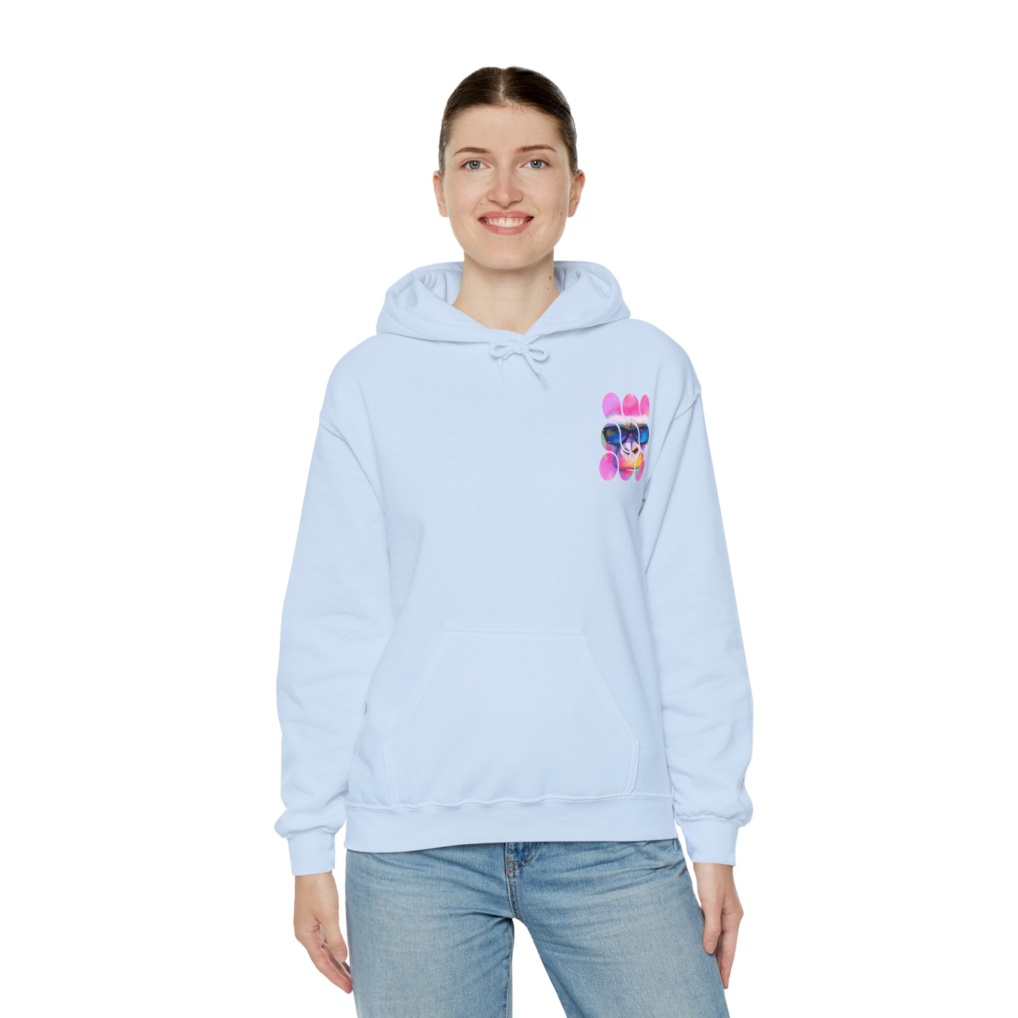 Vibrant Graphic Hoodie, Cool Streetwear Sweatshirt, Trendy Unisex Apparel, Fun Gift for Art Lovers, Casual Everyday Wear