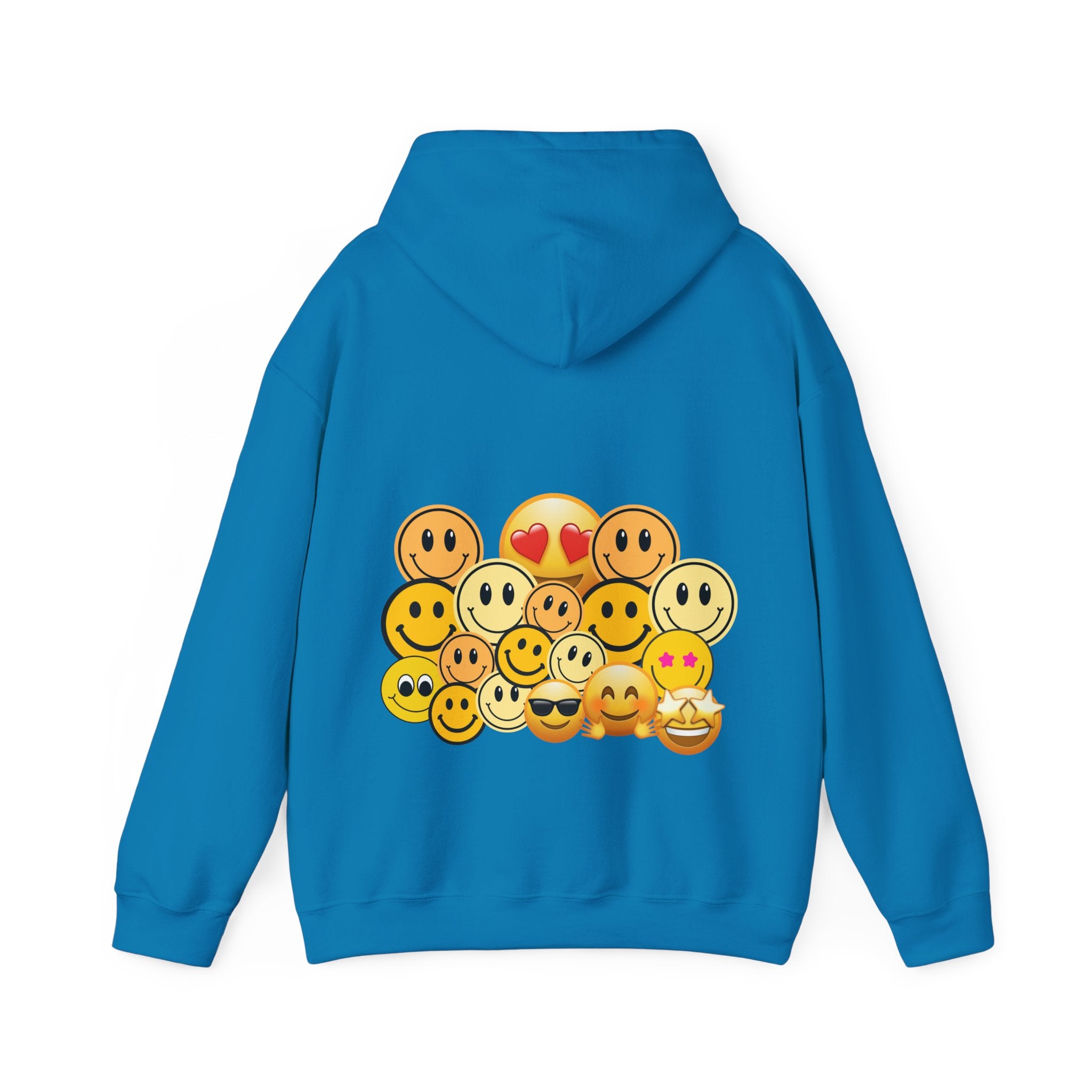 Smiley Faces Hooded Sweatshirt, Cozy Unisex Sweatshirt with Emoji Design, Casual Style, Gift for Friends, Fun Fashion, Perfect for [...]