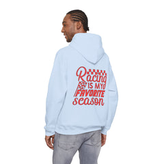 Racing-Themed Unisex Hoodie: Perfect for Race Fans, Cozy Gift for Motorsports Lovers, Ideal for Sports Events, Fall Fashion, Casual Wear