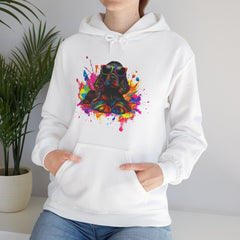 Colorful Artistic Sweatshirt, Unisex Hoodie, Vibrant Design Hoodie, Cozy Pullover, Perfect Gift for Art Lovers