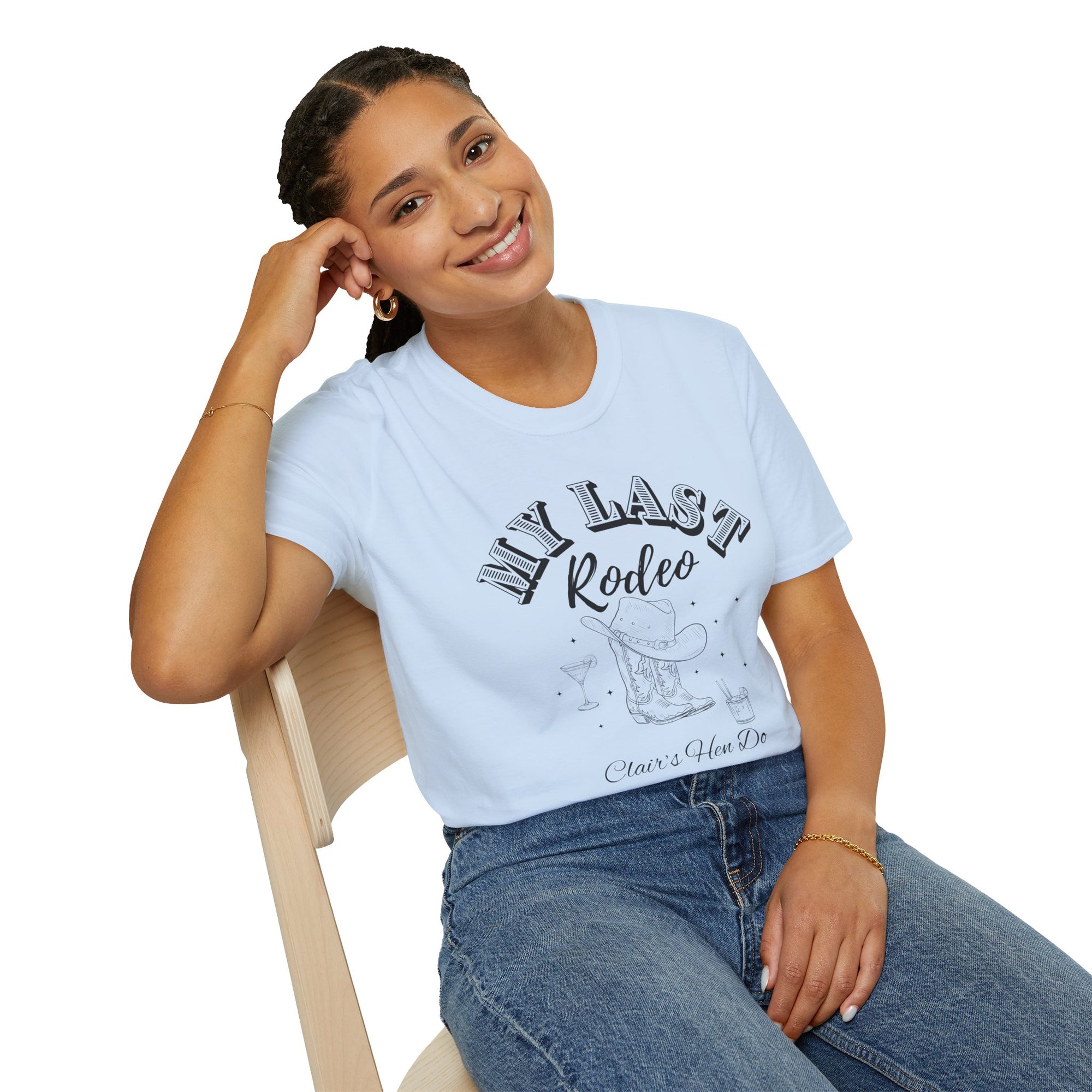 My Last Rodeo T-Shirt, Unisex Softstyle Tee, Cowboy Lover Gift, Western Apparel, Festival Outfit, Casual Wear, Rodeo Enthusiast
