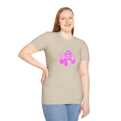 Rockin' Monkey Unisex Softstyle T-Shirt | Fun Graphic Tee | Great Gift for Music Lovers | Perfect for Parties & Casual Wear