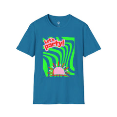 Let's Party Unisex Softstyle T-Shirt, Vibrant Summer Tee, Fun Graphic Shirt, Casual Wear, Birthday Gift, Festival Fashion