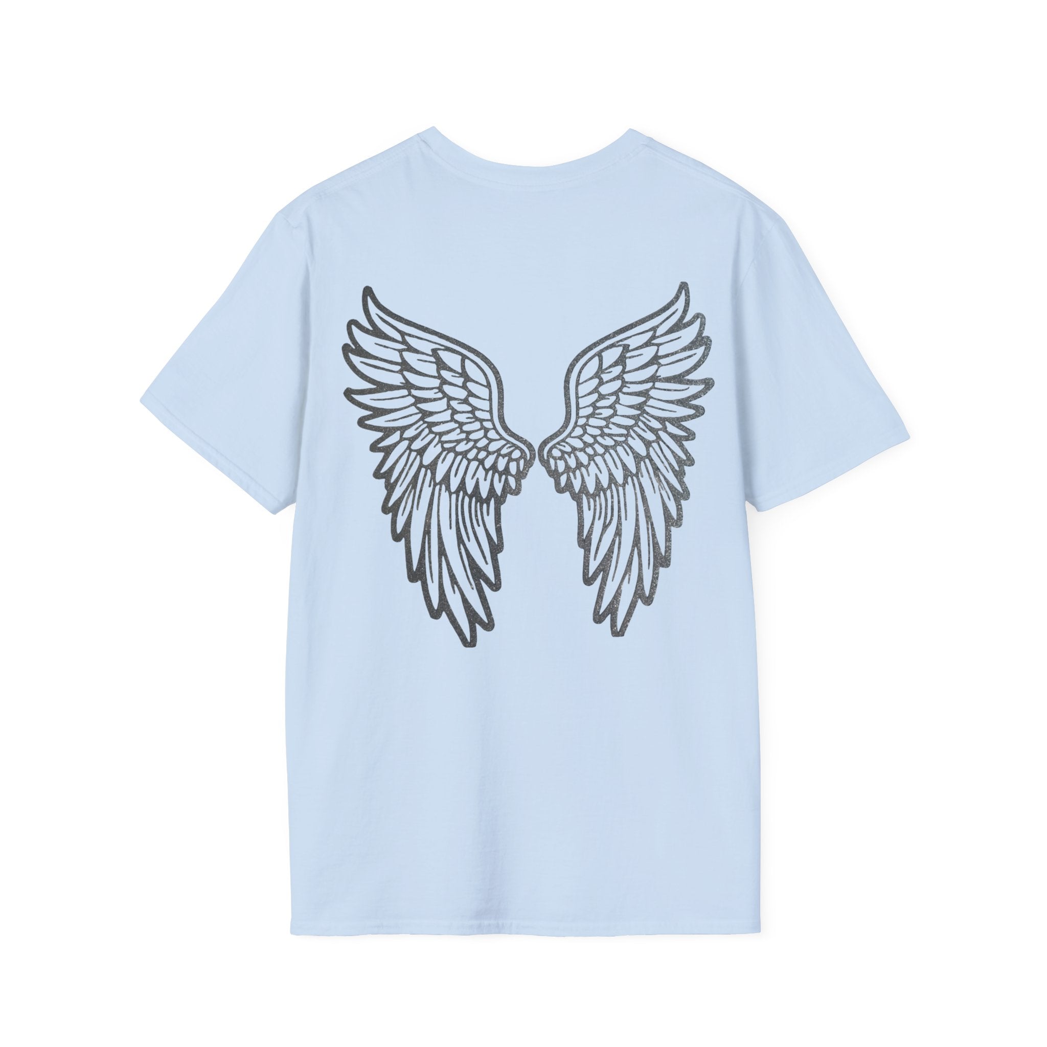 Angel Wings Unisex T-Shirt, Softstyle Tee, Cute Gift, Casual Wear, Inspirational Shirt, Everyday Comfort