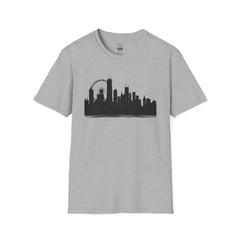 Skyline Unisex T-Shirt | City Lover Tee, Urban Art Shirt, Gift for Travelers, Vibrant Summer Apparel, Graphic T-Shirt