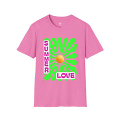 Retro Summer Love T-Shirt | Unisex, Colorful Graphic Tee, Perfect for Festivals, Beach Days, and Summer Celebrations
