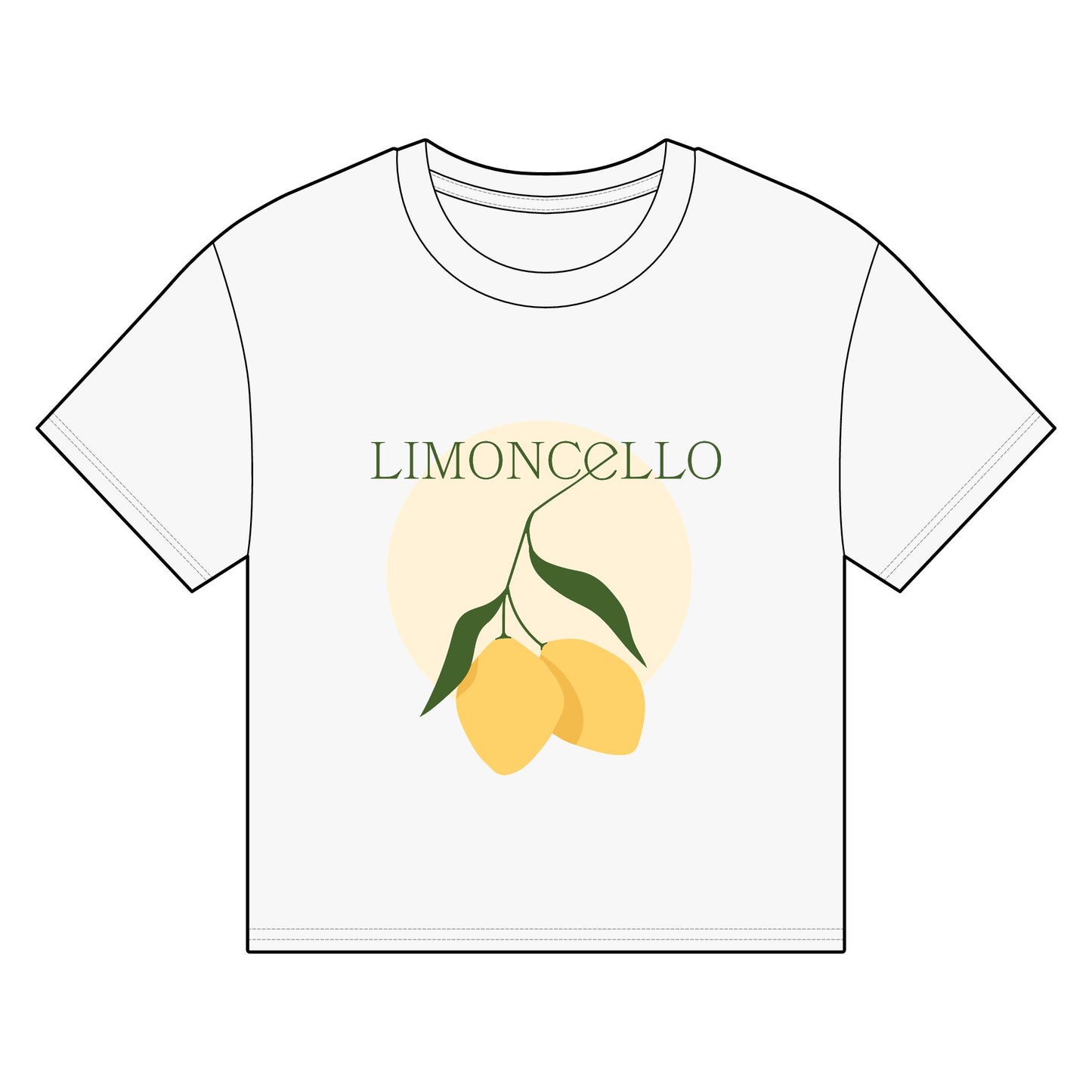 Women's Organic Boxy T-Shirt - Lemoncello Design, Eco-Friendly Casual Wear