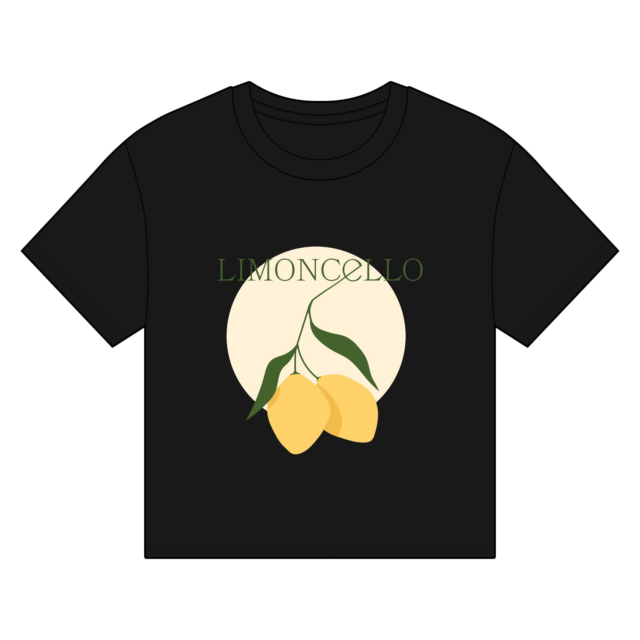 Women's Organic Boxy T-Shirt - Lemoncello Design, Eco-Friendly Casual Wear