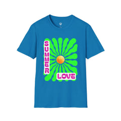 Retro Summer Love T-Shirt | Unisex, Colorful Graphic Tee, Perfect for Festivals, Beach Days, and Summer Celebrations