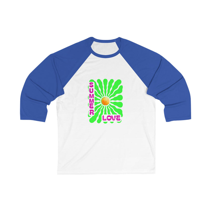 Unisex Summer Love Baseball Tee, Fun Graphic Tee, Casual Wear, Perfect for Summer Festivals, Gift for Beach Lovers