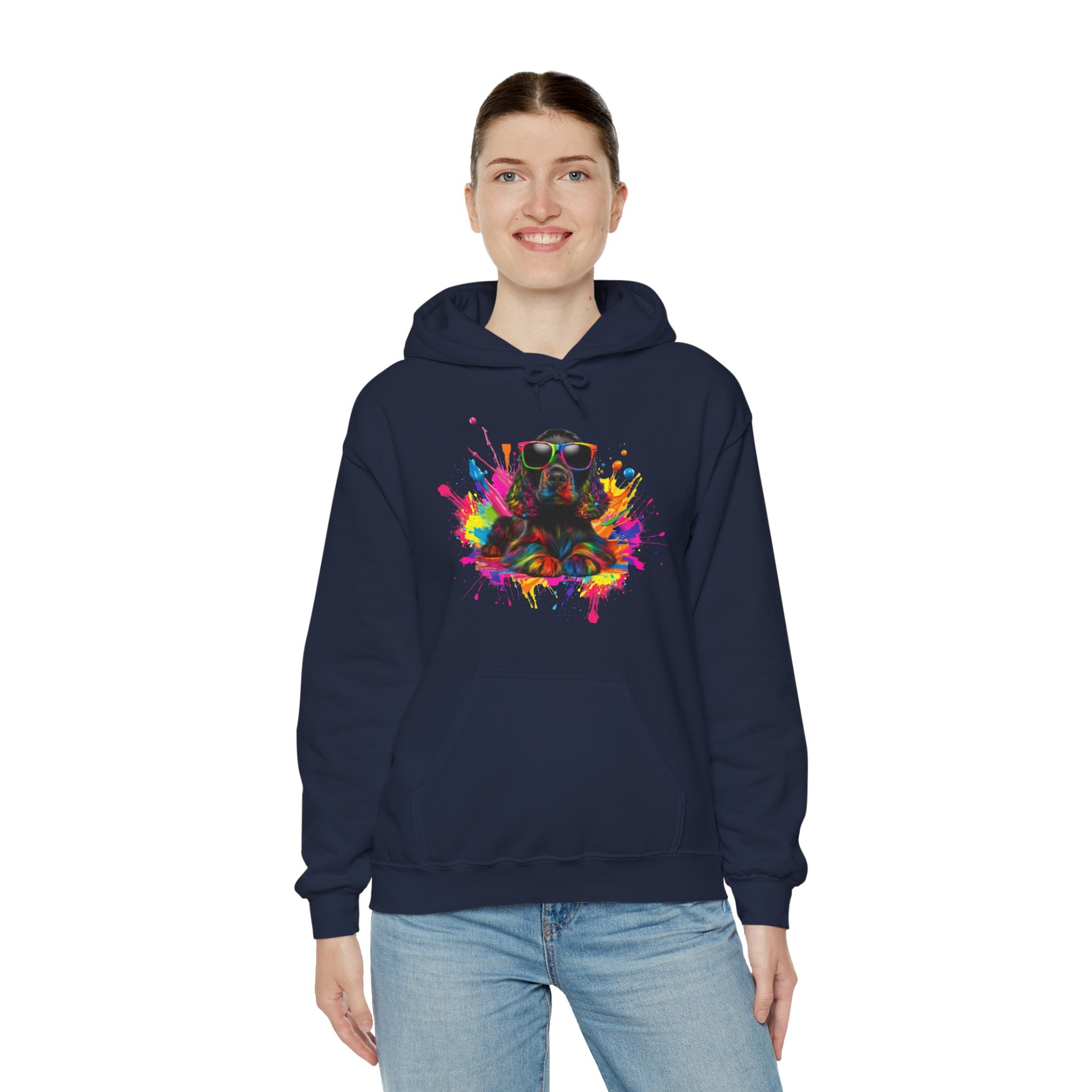 Colorful Artistic Sweatshirt, Unisex Hoodie, Vibrant Design Hoodie, Cozy Pullover, Perfect Gift for Art Lovers