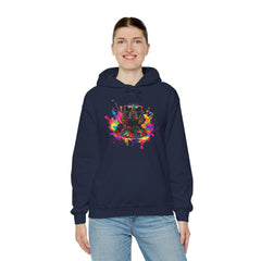 Colorful Artistic Sweatshirt, Unisex Hoodie, Vibrant Design Hoodie, Cozy Pullover, Perfect Gift for Art Lovers