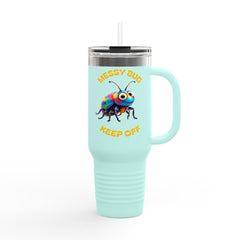 Colorful Messy Bug Insulated Travel Mug - 40oz