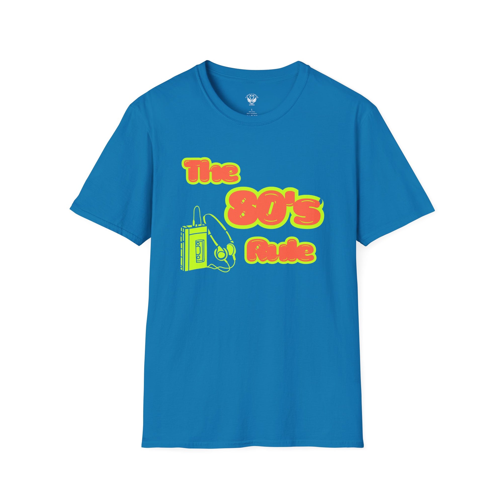 Retro 80's Rule Unisex T-Shirt, Vintage Tee, 80s Inspired Apparel, Casual Wear, Gift for Retro Lovers