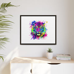 Vibrant Tiger Canvas Print - Framed Art for Bold Decor