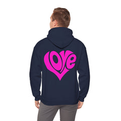 Cozy Love Heart Hoodie | Unisex Sweatshirt for Valentine's Day, Gift for Her, Celebrations, Casual Wear, Anniversary