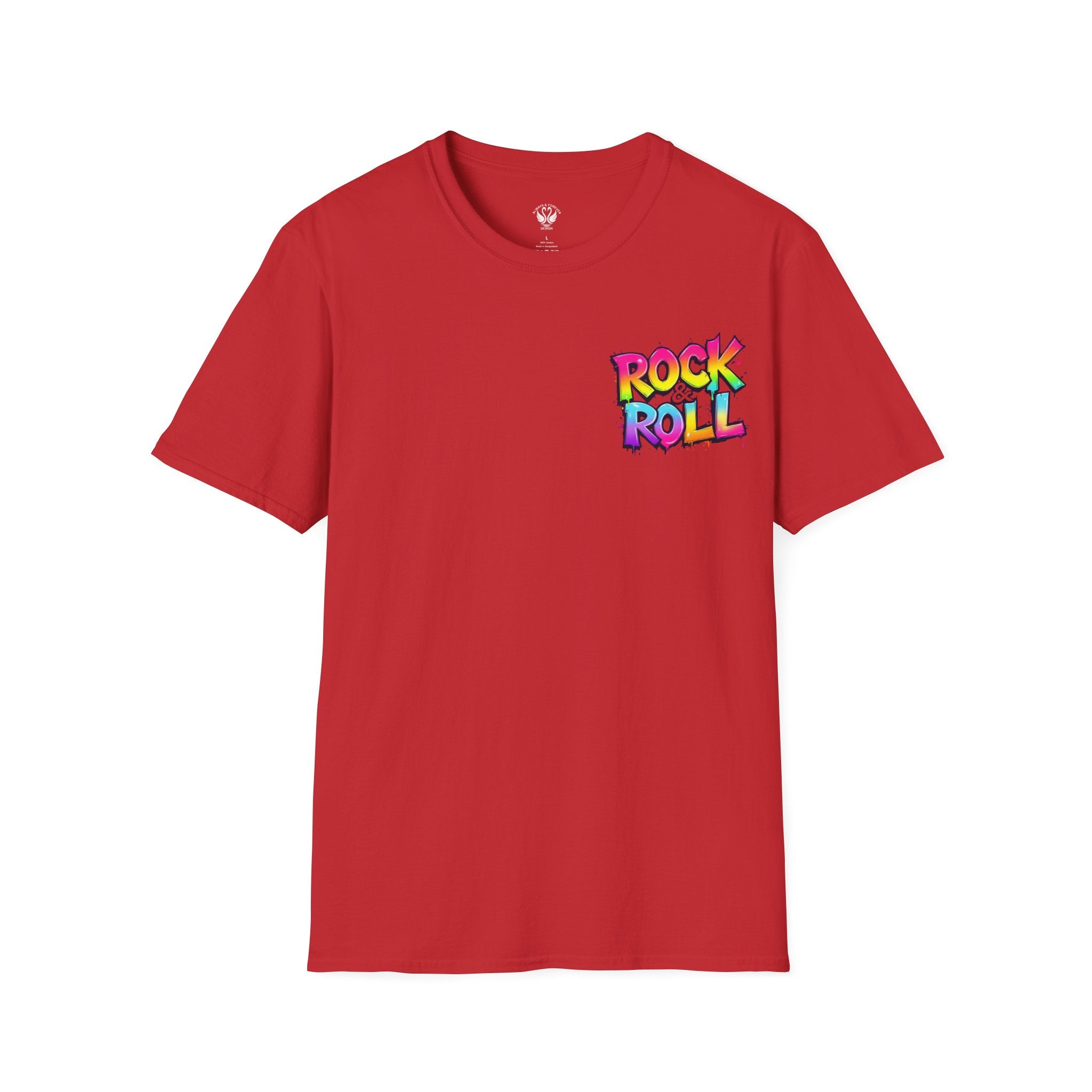Colorful Rock & Roll Unisex T-Shirt, Vintage Music Tee, Festival Shirt, Gift for Music Lovers, Concert Apparel