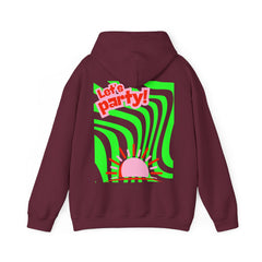 Colorful Party-Themed Hooded Sweatshirt – Perfect for Celebrations, Casual Wear, Gifts, Festivals, Unisex Style