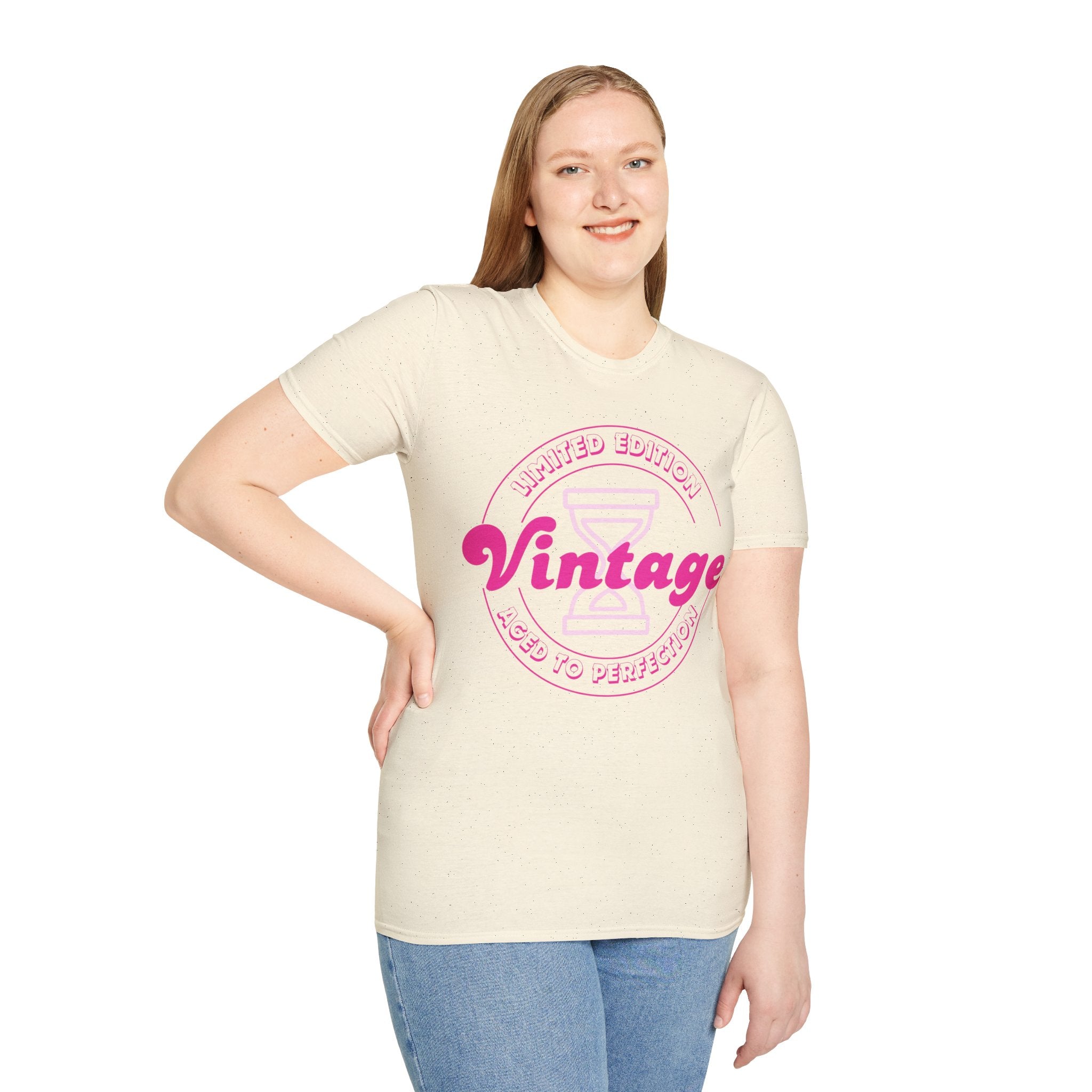 Vintage Inspired Unisex Softstyle T-Shirt - Perfect for Retro Lovers, Casual Outings, Birthdays, Anniversaries, Gift Ideas