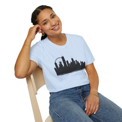 Skyline Unisex T-Shirt | City Lover Tee, Urban Art Shirt, Gift for Travelers, Vibrant Summer Apparel, Graphic T-Shirt