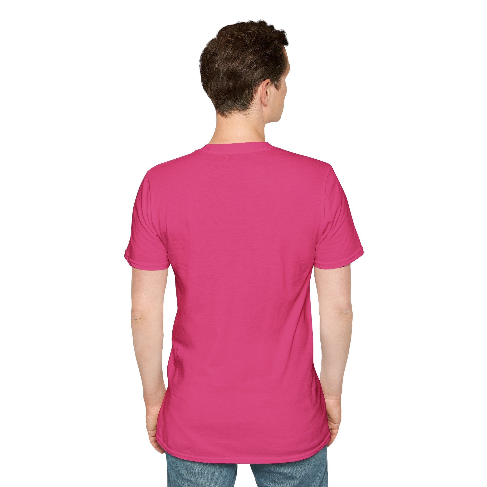 Let's Party Unisex Softstyle T-Shirt, Vibrant Summer Tee, Fun Graphic Shirt, Casual Wear, Birthday Gift, Festival Fashion