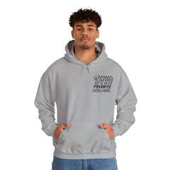 Racing-Themed Hooded Sweatshirt, Ideal for Race Fans, Comfortable, Casual Wear, Great Gift for Motorsports Enthusiasts, Unisex Design
