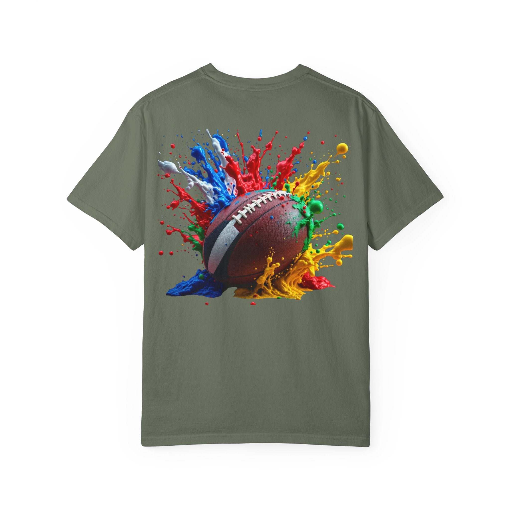 Rugby Ball Graphic T-Shirt, Unisex Vintage Tee, Perfect for Festivals, Beach Days, and Casual Wear, Gift for Sun Lovers