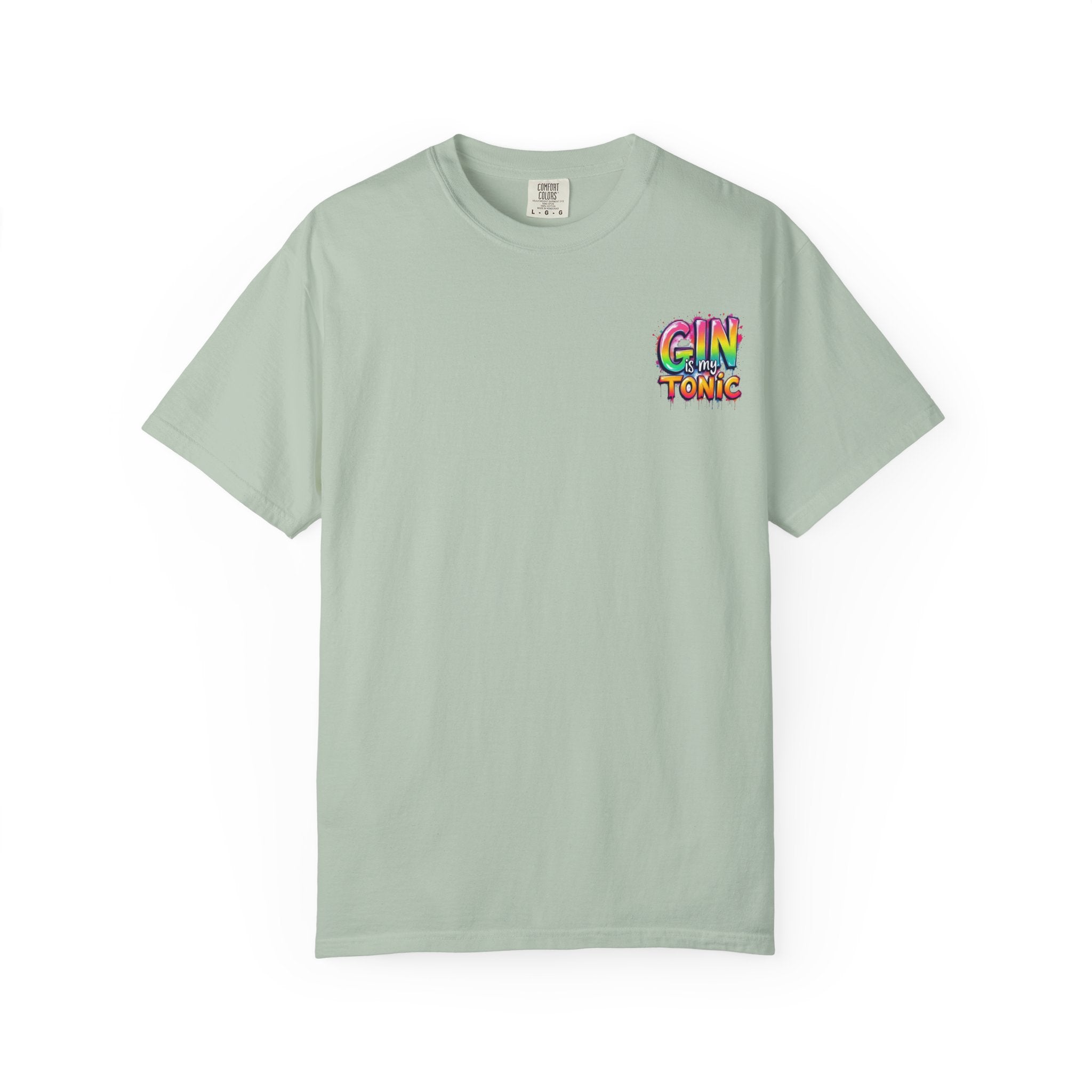 Gin is my Tonic Graphic T-Shirt, Unisex Vintage Tee, Perfect for Festivals, Beach Days, and Casual Wear, Gift for Sun Lovers