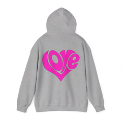 Cozy Love Heart Hoodie | Unisex Sweatshirt for Valentine's Day, Gift for Her, Celebrations, Casual Wear, Anniversary