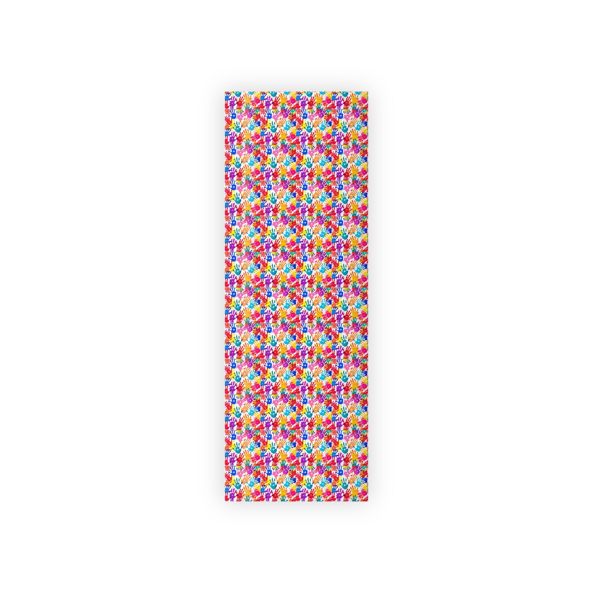 Colorful Handprint Gift Wrapping Paper Roll - Perfect for Kids' Parties & Celebrations