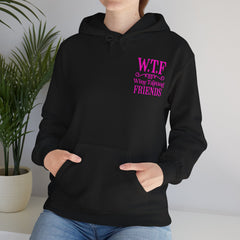 W.T.F. Wine Tasting Friends Hoodie - Unisex Heavy Blend Sweatshirt for Wine Lovers, Gift for Friends, Cozy Apparel for Tastings, Wine [...]
