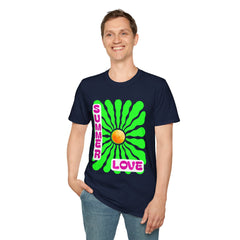 Retro Summer Love T-Shirt | Unisex, Colorful Graphic Tee, Perfect for Festivals, Beach Days, and Summer Celebrations