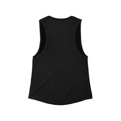 Rock & Roll Women's Flowy Muscle Tank - Music Festival Top, Casual Sleeveless Shirt, Summer Wardrobe Essential, Gift for Music Lovers