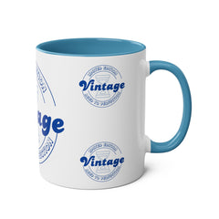 Vintage Limited Edition Two-Tone Coffee Mug - Aged to Perfection