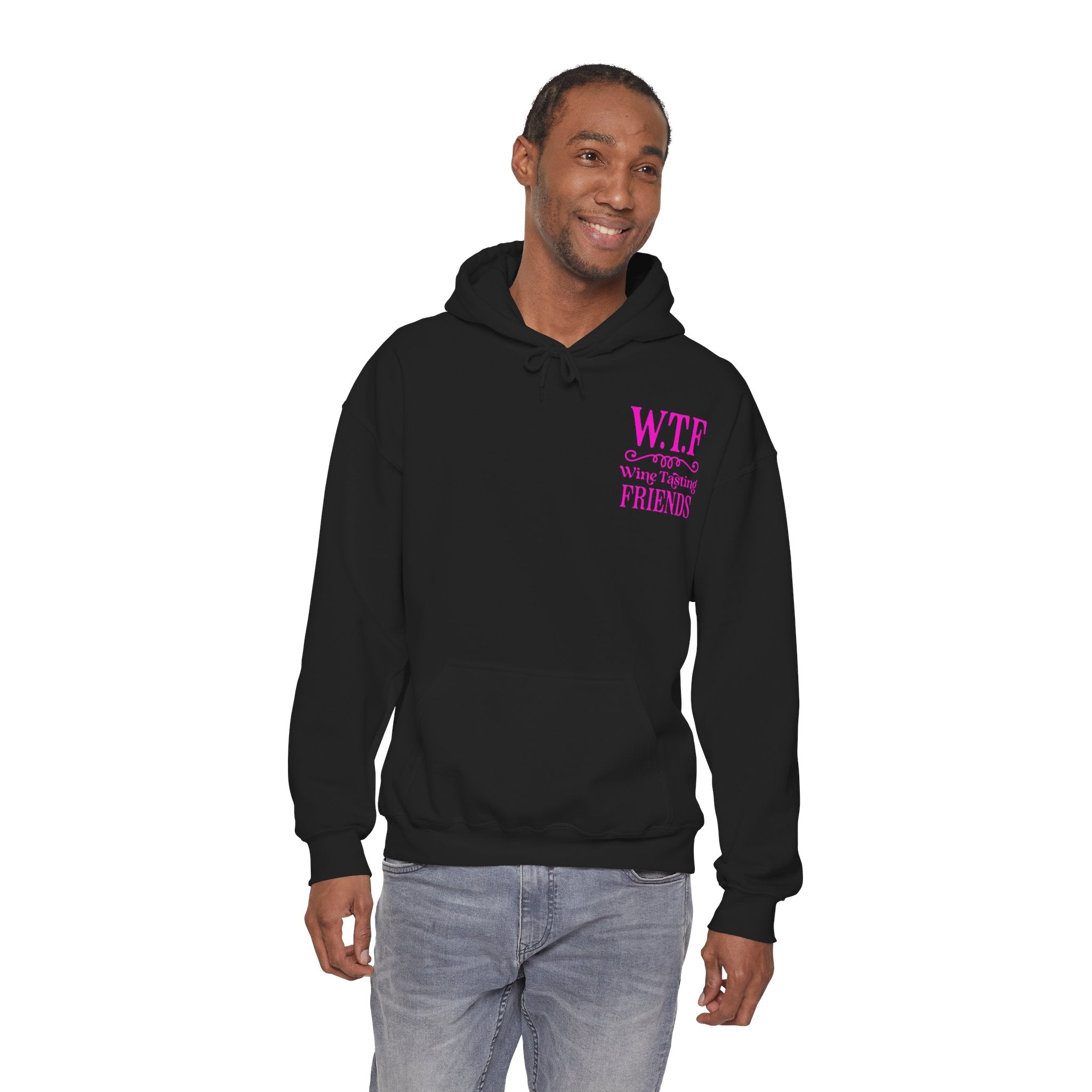 W.T.F. Wine Tasting Friends Hoodie - Unisex Heavy Blend Sweatshirt for Wine Lovers, Gift for Friends, Cozy Apparel for Tastings, Wine [...]