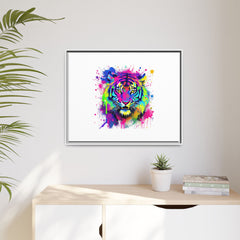 Vibrant Tiger Canvas Print - Framed Art for Bold Decor