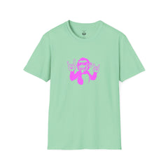 Rockin' Monkey Unisex Softstyle T-Shirt | Fun Graphic Tee | Great Gift for Music Lovers | Perfect for Parties & Casual Wear